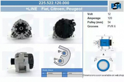 CV PSH 225522120000 -  Генератор